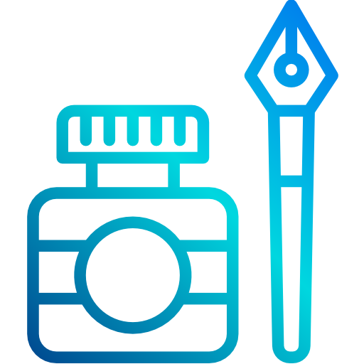 Ink bottle xnimrodx Lineal Gradient icon