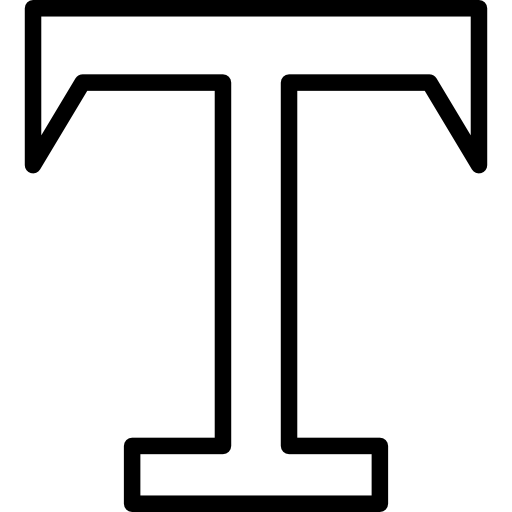 Typography xnimrodx Lineal icon