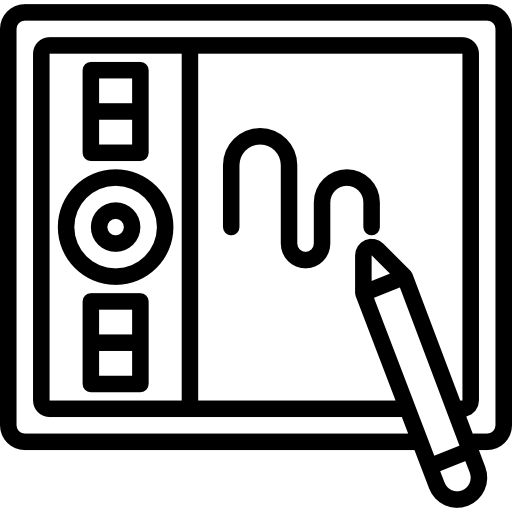 tableta gráfica xnimrodx Lineal icono