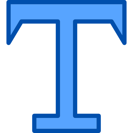 typografie xnimrodx Blue icoon