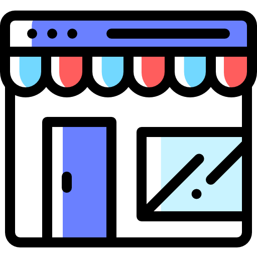 Commerce Detailed Rounded Color Omission icon