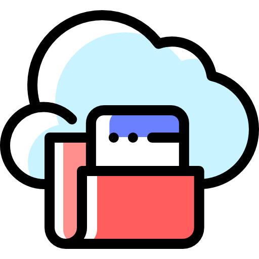구름 Detailed Rounded Color Omission icon