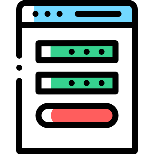 s'identifier Detailed Rounded Color Omission Icône