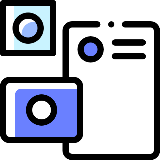 상표 Detailed Rounded Color Omission icon