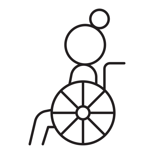 handicap Generic outline icona