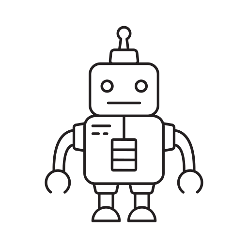 robot Generic outline icono