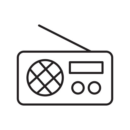 라디오 Generic outline icon