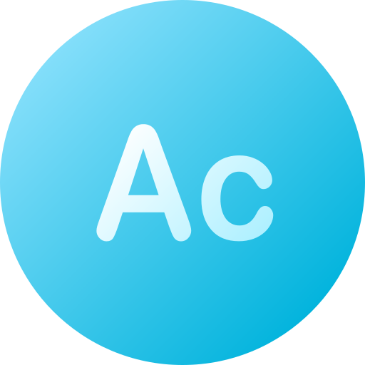 악티늄 Generic gradient fill icon
