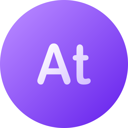 Astatine Generic gradient fill icon