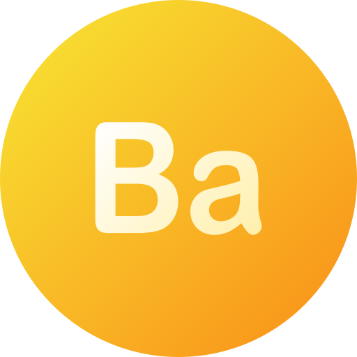 바륨 Generic gradient fill icon