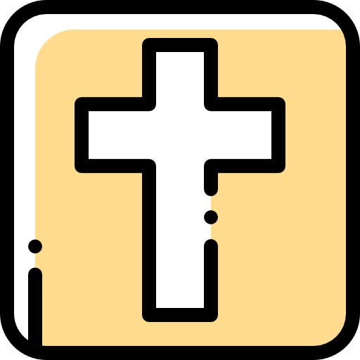 chrześcijaństwo Detailed Rounded Color Omission ikona