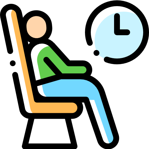 Waiting room Detailed Rounded Color Omission icon