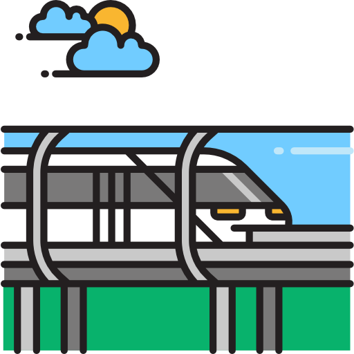 hyperloop Flaticons.com Flat ikona