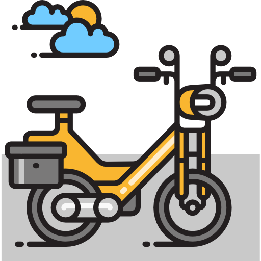 motorower Flaticons.com Flat ikona