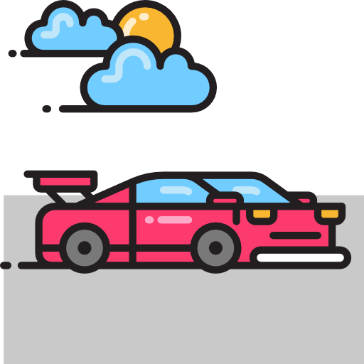 race auto Flaticons.com Flat icoon