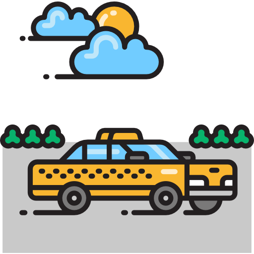 taxi Flaticons.com Flat icono