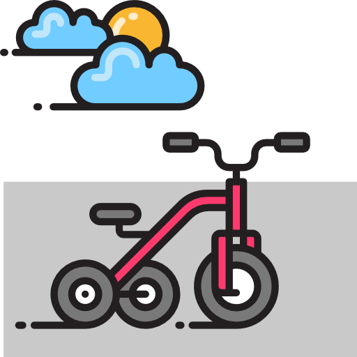 triciclo Flaticons.com Flat icono