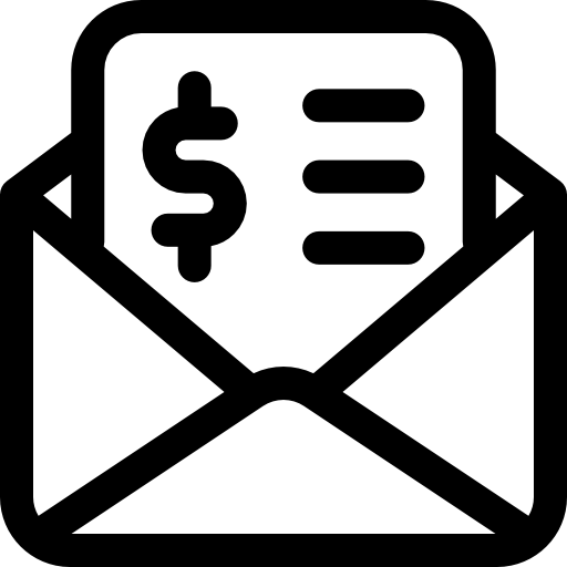 kassenbon Basic Rounded Lineal icon