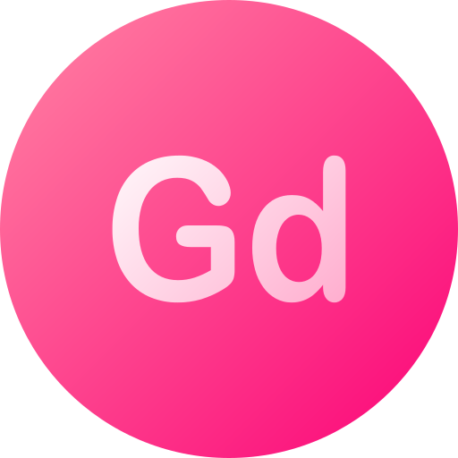 gadolinium Generic gradient fill icoon