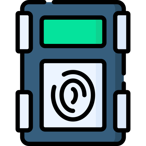 Fingerprint scanner Special Lineal color icon