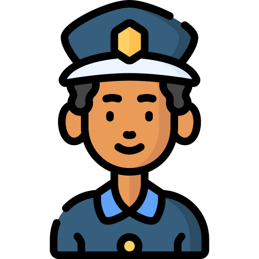policía Special Lineal color icono