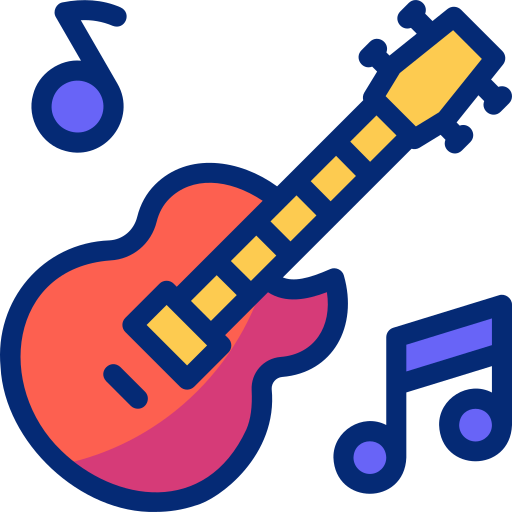 elektrische gitarre Basic Accent Lineal Color icon