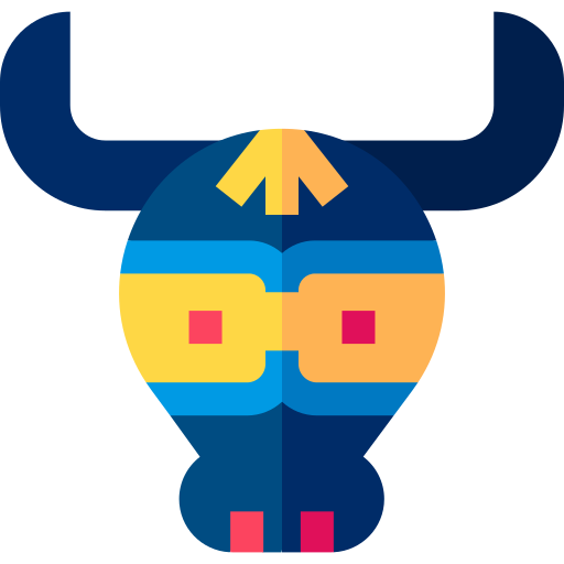 Bull Basic Straight Flat icon