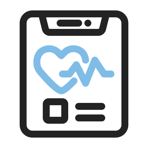 Health app Generic color outline icon