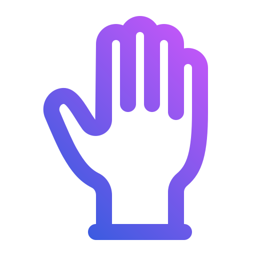 rękawiczka medyczna Generic gradient outline ikona