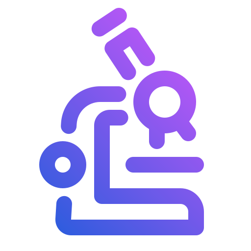 microscope Generic gradient outline Icône