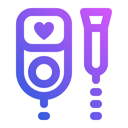 Doppler fetal monitor Generic gradient outline icon