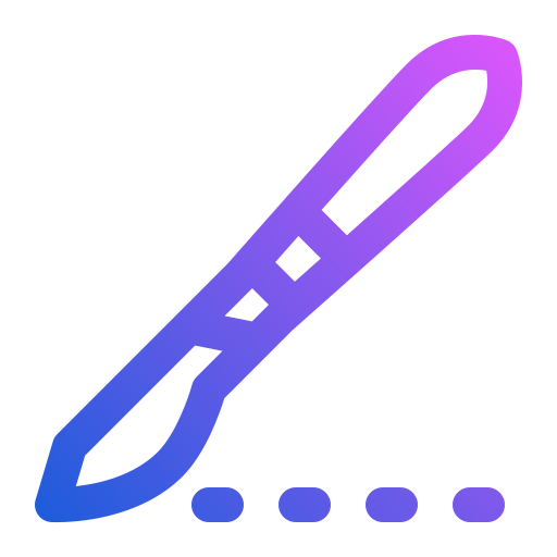 Scalpel knife Generic gradient outline icon