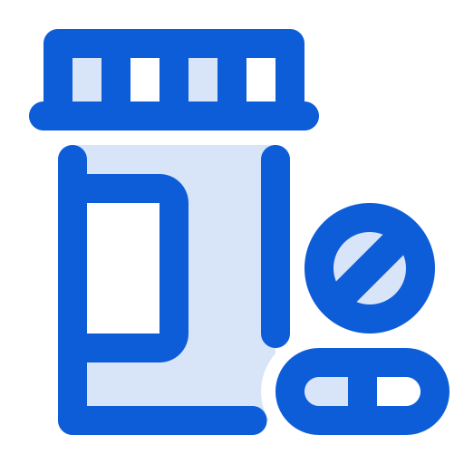 Pill bottle Generic color lineal-color icon