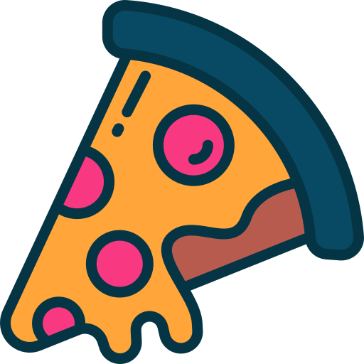 pizza Generic color lineal-color icoon