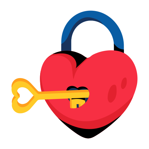 Love lock Generic Sticker Color Fill icon