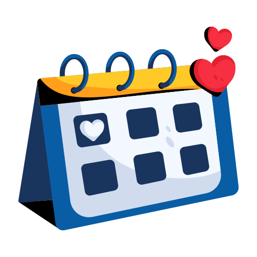 calendario Generic Sticker Color Fill icono