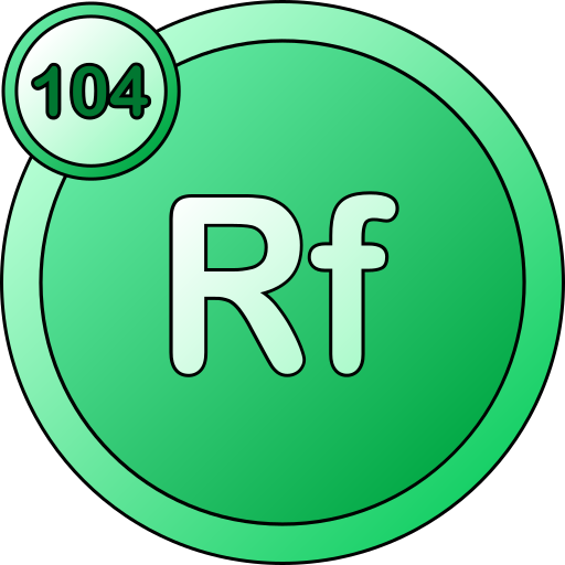 rutherfordium Generic gradient lineal-color icon