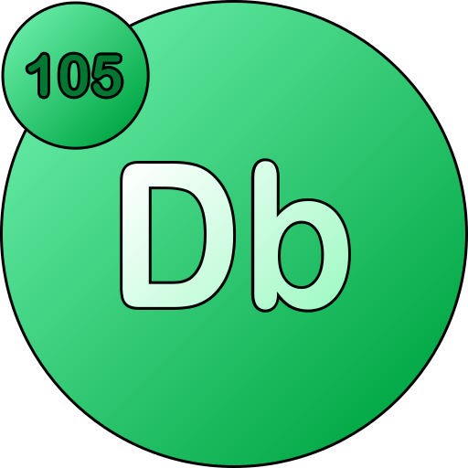 dubnium Generic gradient lineal-color icoon