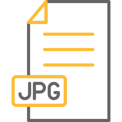 jpgファイル形式 Generic color outline icon