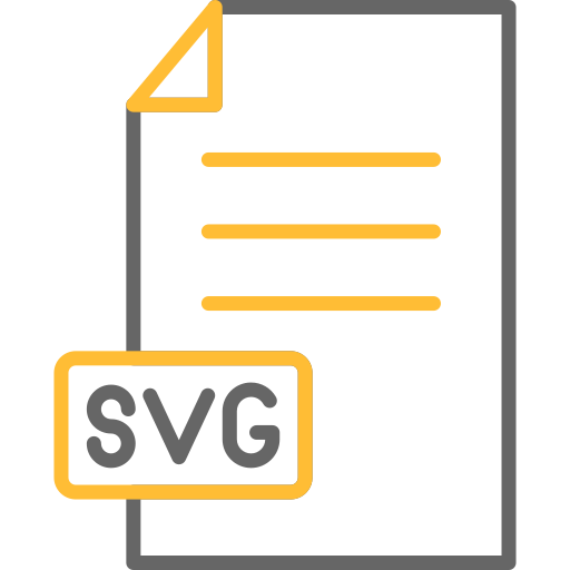 Svg file format Generic color outline icon