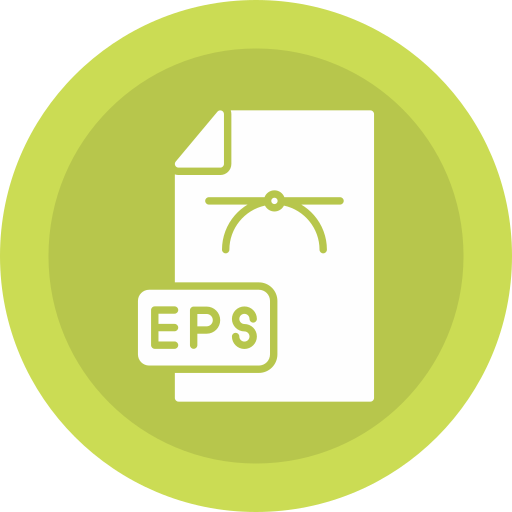 Eps extension Generic color fill icon