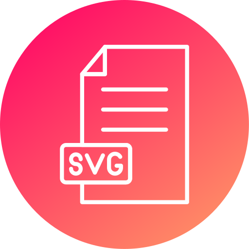 formato file svg Generic gradient fill icona