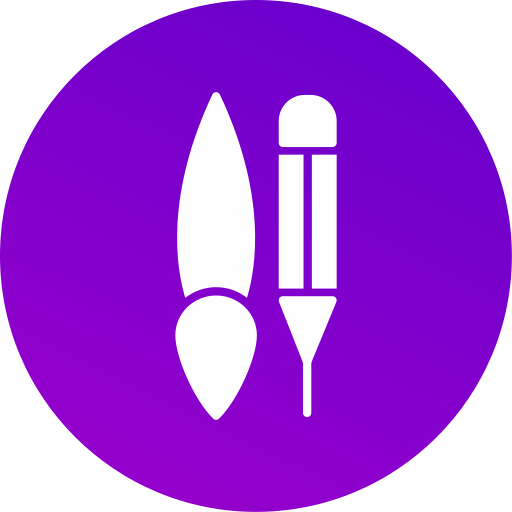 Paint brush Generic gradient fill icon