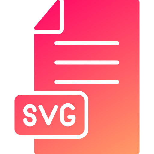 format de fichier svg Generic gradient fill Icône