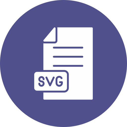 Svg file format Generic color fill icon