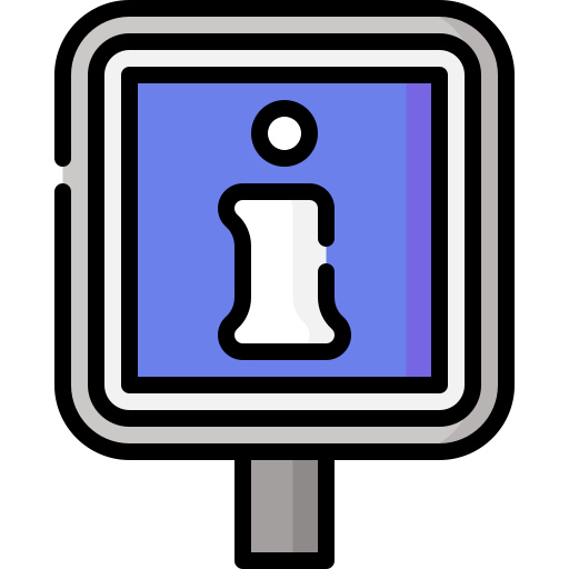 señal de información Special Lineal color icono