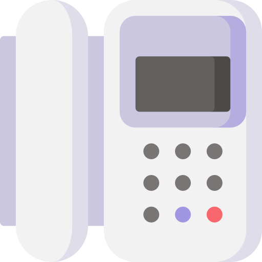 festnetztelefon Special Flat icon
