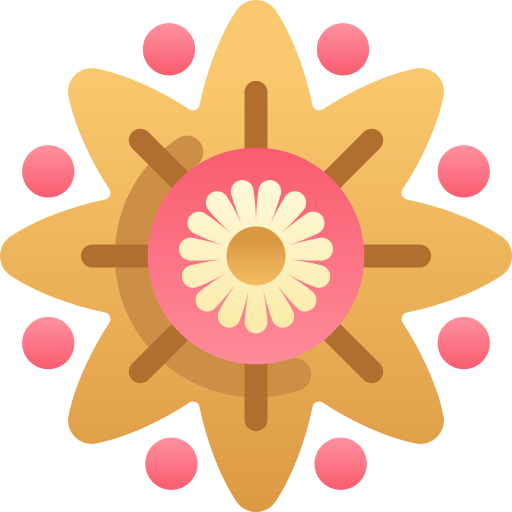 아시아의 꽃 Kawaii Star Gradient icon