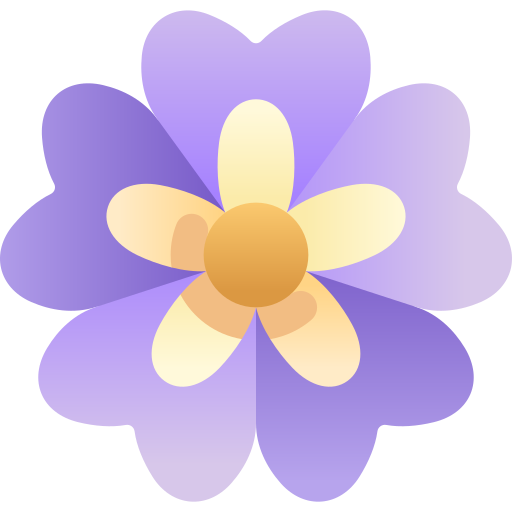 아시아의 꽃 Kawaii Star Gradient icon