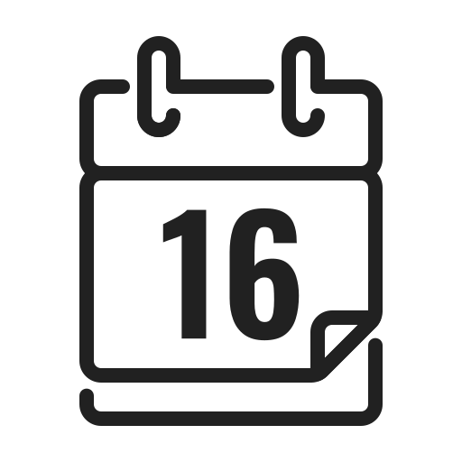 calendario Generic black outline icono